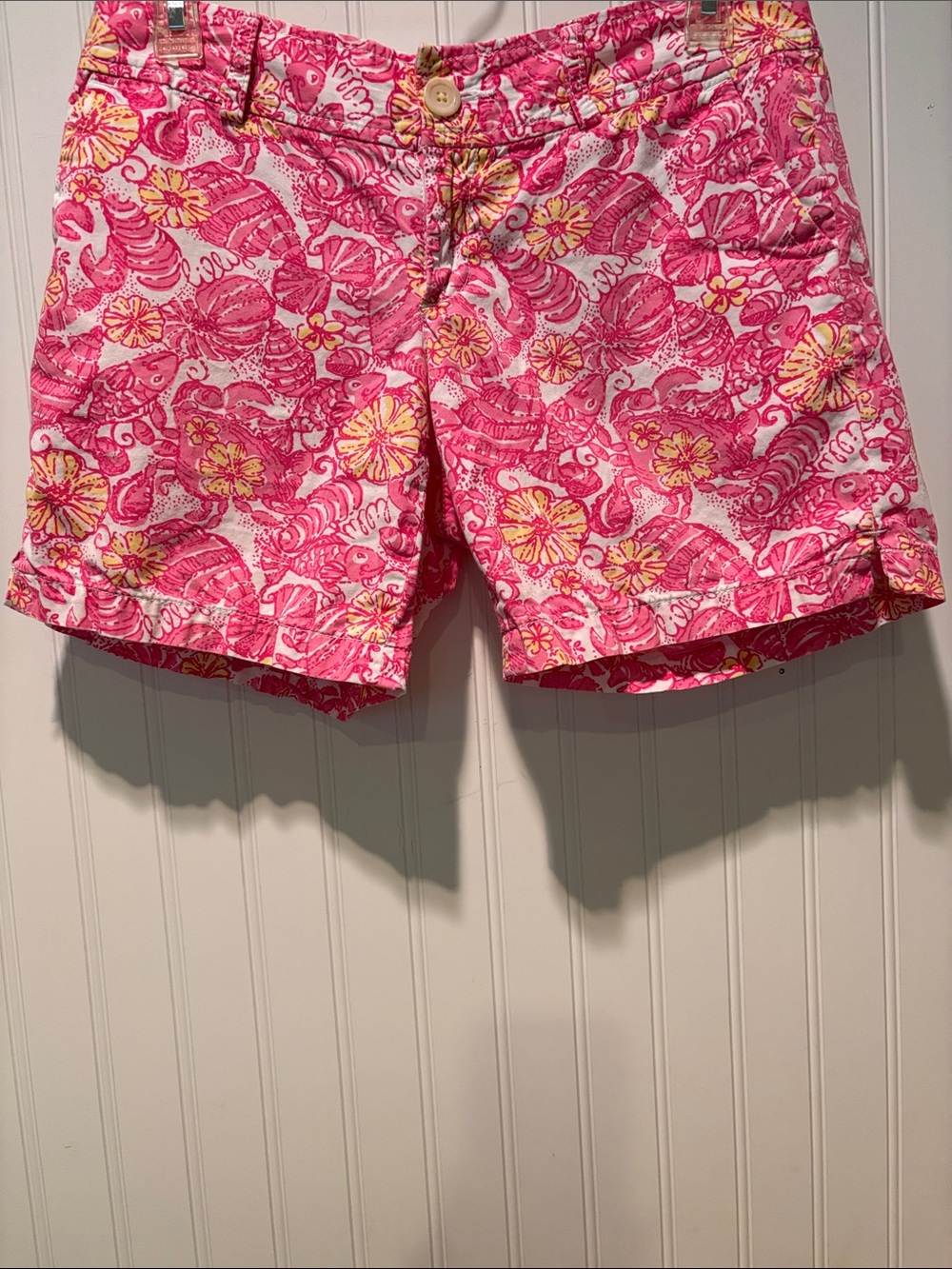 Lilly Pulitzer Grace Resort Women’s Pink Chum Bucket Shorts Sz 2
